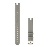 Ремешок Garmin Lily из итальянской кожи 14 мм Long Braloba Grey 010-13068-A8