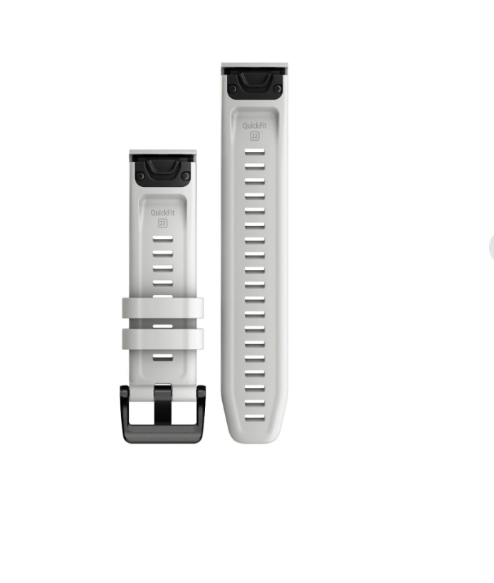 Ремешок Garmin QuickFit 22 мм Carrera White силиконовый 010-13123-00