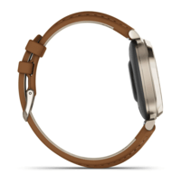 Фитнес часы Garmin Lily 2 Classic Cream Gold with Tan з кожаным ремешком 010-02839-02