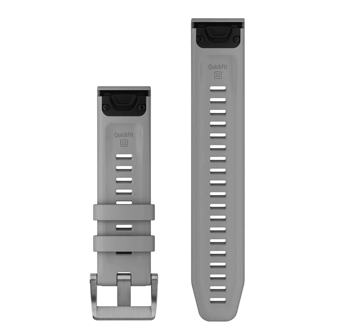 Ремешок Garmin силиконовый QuickFit 22 мм Powder Gray  (из 3 частей, для дайвинга) 010-13113-03