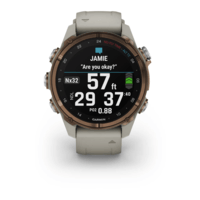 Спортивные часы Garmin Descent Mk3i (43мм) Bronze PVD Titanium with French Gray с силиконовым ремешком 010-02753-14
