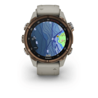 Спортивные часы Garmin Descent Mk3i (43мм) Bronze PVD Titanium with French Gray с силиконовым ремешком 010-02753-14