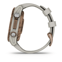 Спортивные часы Garmin Descent Mk3i (43мм) Bronze PVD Titanium with French Gray с силиконовым ремешком 010-02753-14
