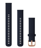 Ремешок силиконовый  Garmin Quick Release 18 мм Rose Gold Navy 010-12924-33