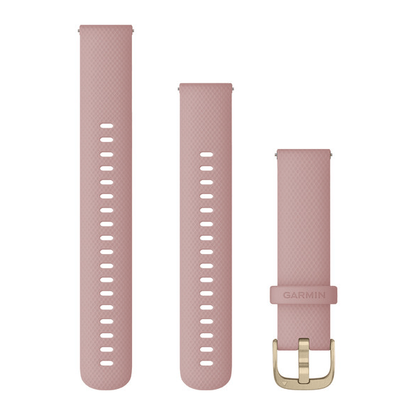 Ремешок силиконовый  Garmin Quick Release 18 мм Dust Rose/Light Gold 010-12932-03