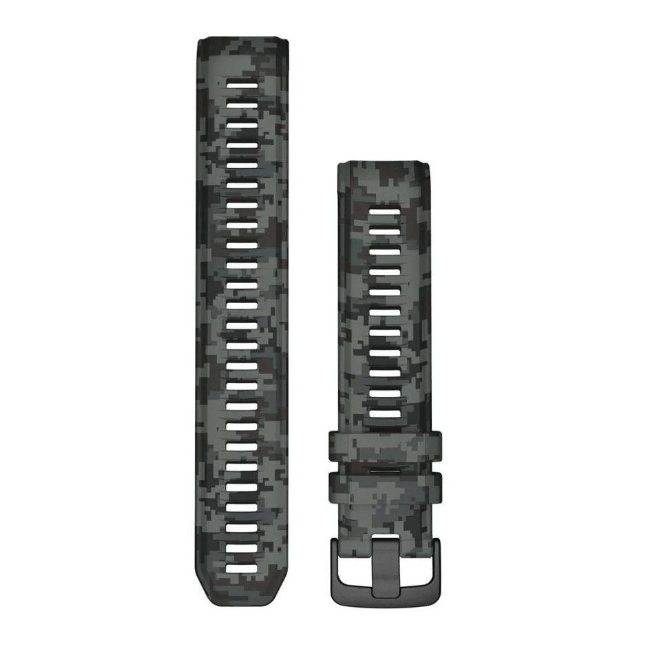 Ремешок силиконовый Garmin Instinct 22 мм Graphite Camo 010-13105-04