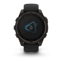 Спортивные часы Garmin Fenix 8 Solar 47мм Sapphire Carbon Gray DLC Titanium с черным силиконовым ремешком 010-02906-11