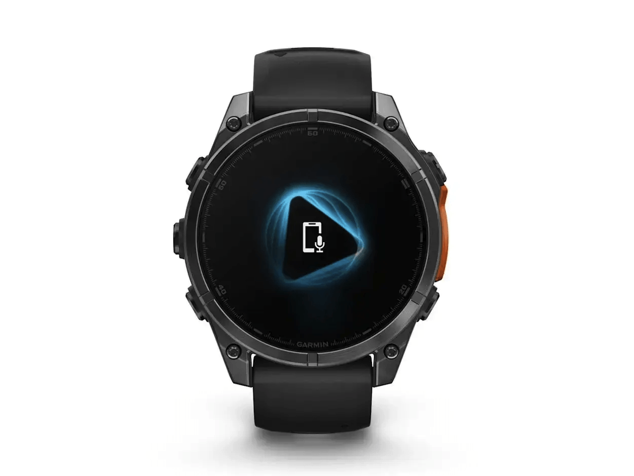 Спортивные часы Garmin Fenix 8 Amoled 47мм Slate Gray с черным силиконовым ремешком 010-02904-00