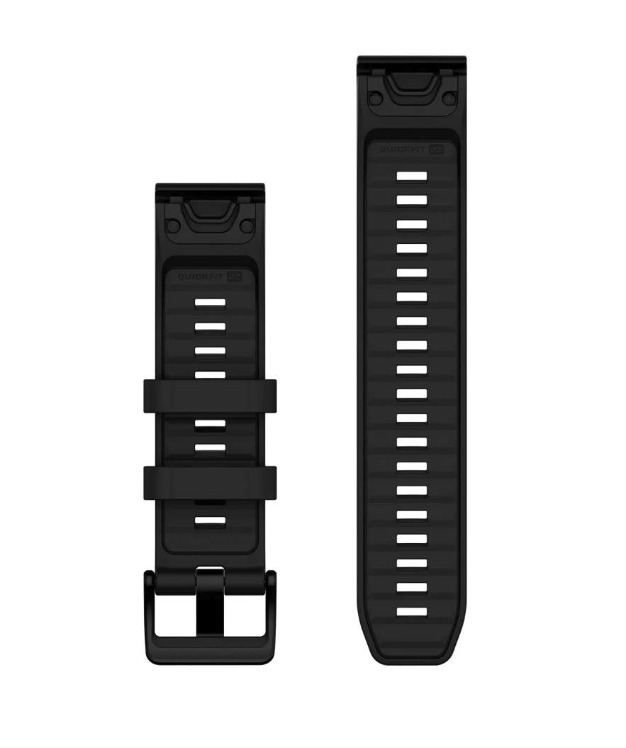 Ремешок Garmin fenix 8 QuickFit 22 мм Black силиконовый 010-13392-02