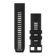 Ремешок Garmin fenix 8 QuickFit 26 мм Black/Pebble Gray силиконовый 010-13393-00
