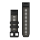 Ремешок Garmin fenix 8 QuickFit 26 мм Black/Pebble Gray силиконовый 010-13393-00