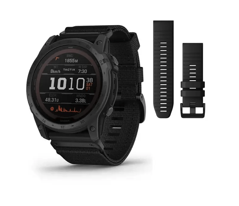 Часы-навигатор Garmin Tactix 7 Pro Ballistic Solar с нейлоновым ремешком 010-02704-21 