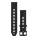 Ремешок Garmin fenix 8 QuickFit 20 мм Black/Pebble Gray силиконовый 010-13391-00