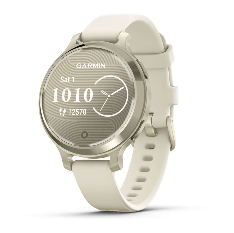 Фитнес часы Garmin Lily 2 Active Lunar Gold силиконовый ремешок 010-02891-00