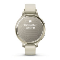Фитнес часы Garmin Lily 2 Active Lunar Gold силиконовый ремешок 010-02891-00