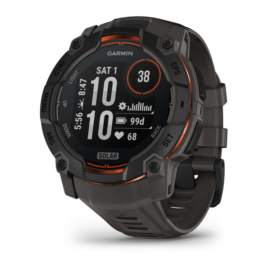 Часы-навигатор Garmin Instinct 3 Solar 50мм Black with Charcoal 010-02935-00