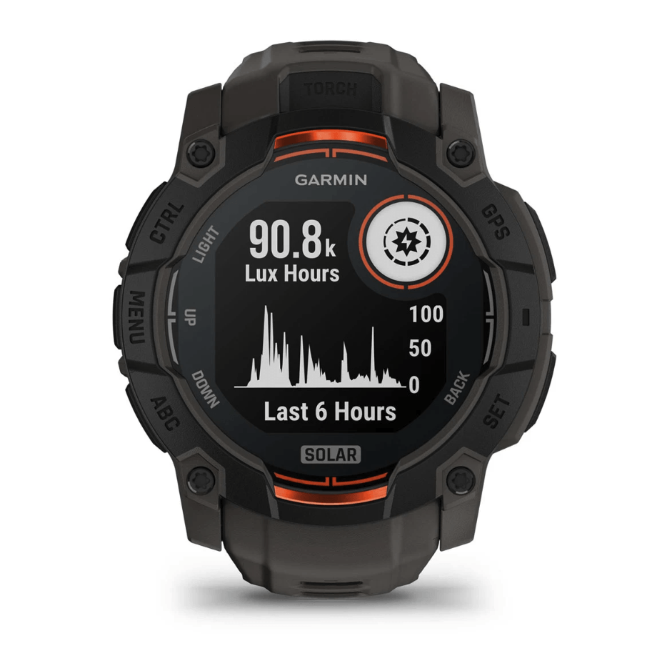 Часы-навигатор Garmin Instinct 3 Solar 50мм Black with Charcoal 010-02935-00