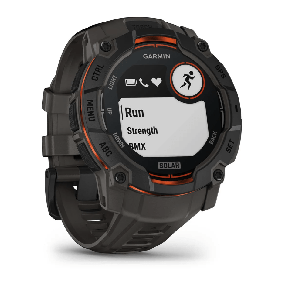 Часы-навигатор Garmin Instinct 3 Solar 50мм Black with Charcoal 010-02935-00