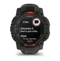 Часы-навигатор Garmin Instinct 3 Solar 50мм Black with Charcoal 010-02935-00