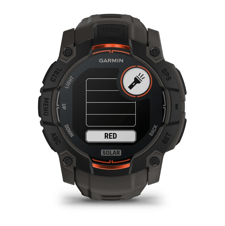 Часы-навигатор Garmin Instinct 3 Solar 50мм Black with Charcoal 010-02935-00