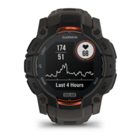 Часы-навигатор Garmin Instinct 3 Solar 50мм Black with Charcoal 010-02935-00