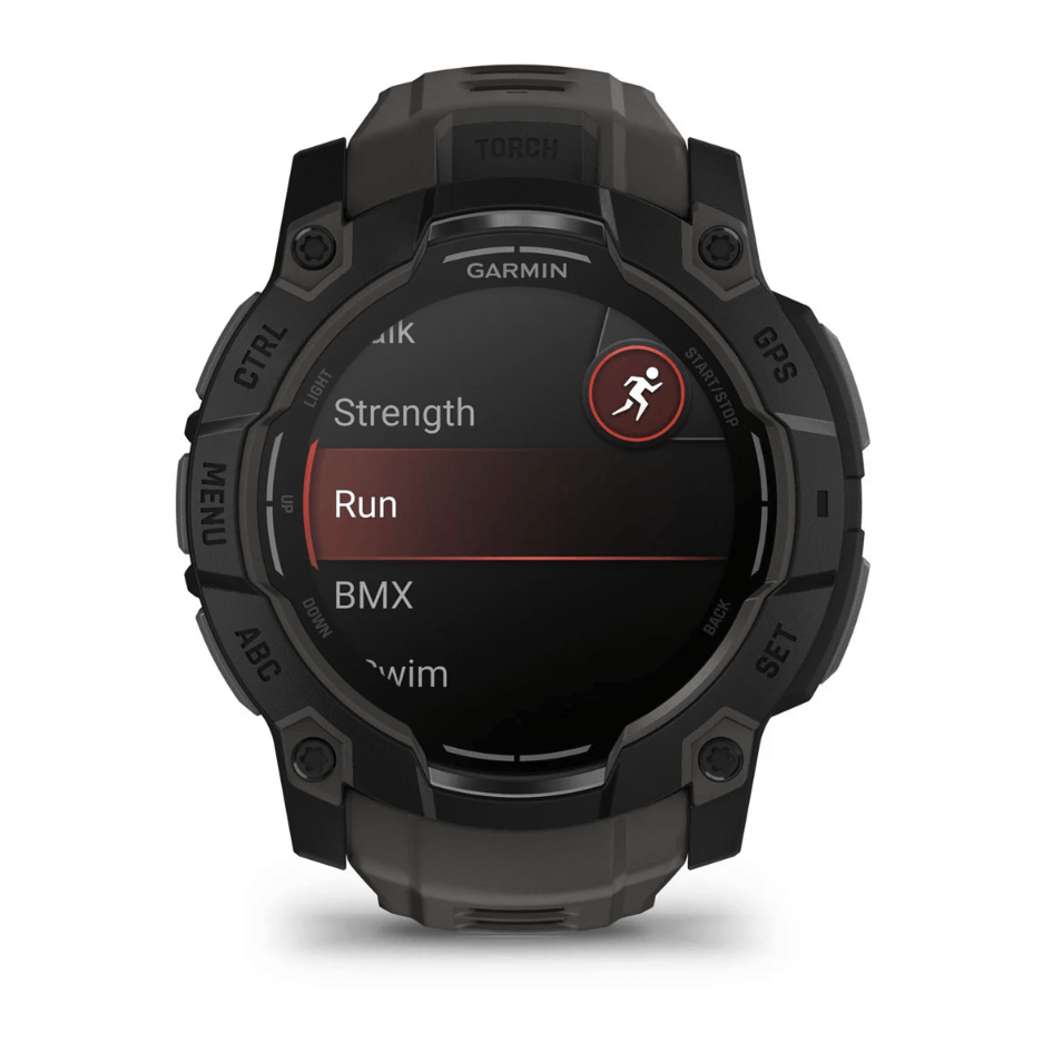 Часы-навигатор Garmin Instinct 3 Amoled 50мм Black with Charcoal 010-03020-00