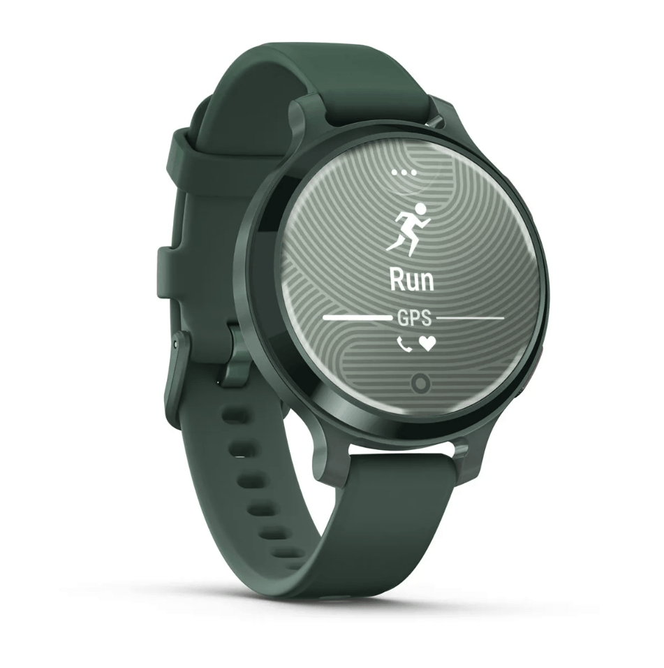 Фитнес часы Garmin Lily 2 Active Jasper Green силиконовый ремешок 010-02891-02