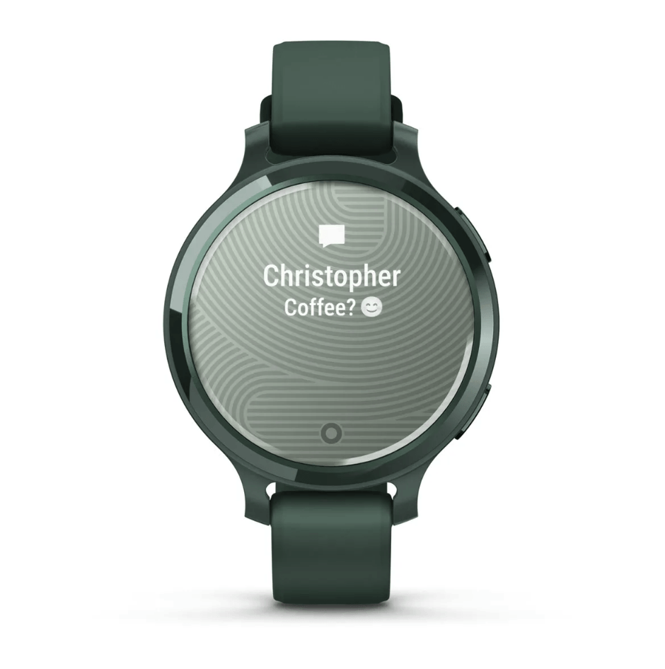Фитнес часы Garmin Lily 2 Active Jasper Green силиконовый ремешок 010-02891-02