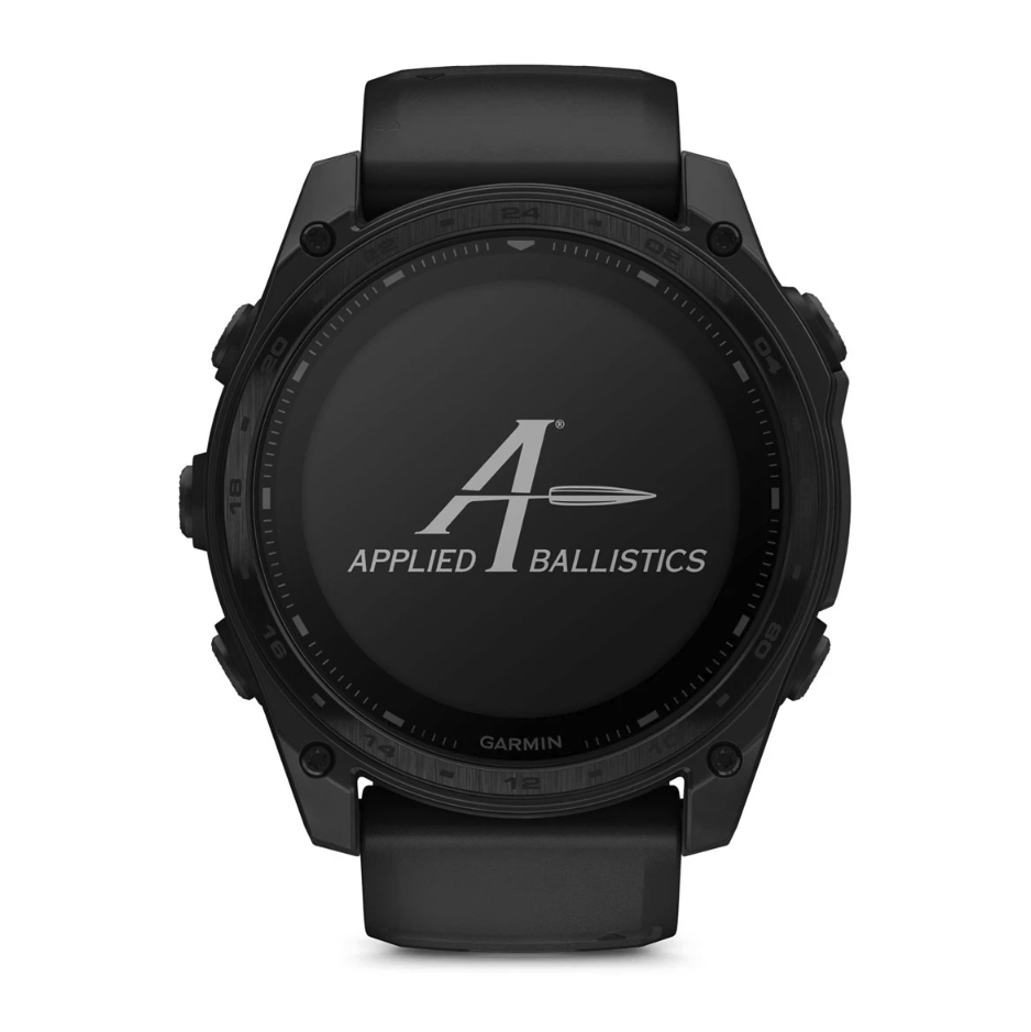 Часы-навигатор Garmin Tactix 8 Solar 51мм с Applied Ballistics Elite с черным силиконовым ремешком 010-03407-11