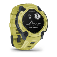 Часы-навигатор Garmin Instinct E Electric Lime 45мм с желтым силиконовым ремешком 010-02933-01