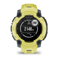 Часы-навигатор Garmin Instinct E Electric Lime 45мм с желтым силиконовым ремешком 010-02933-01