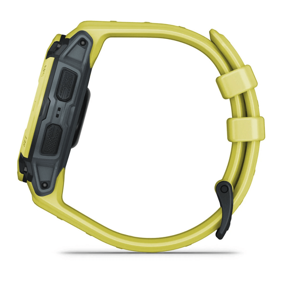 Часы-навигатор Garmin Instinct E Electric Lime 45мм с желтым силиконовым ремешком 010-02933-01