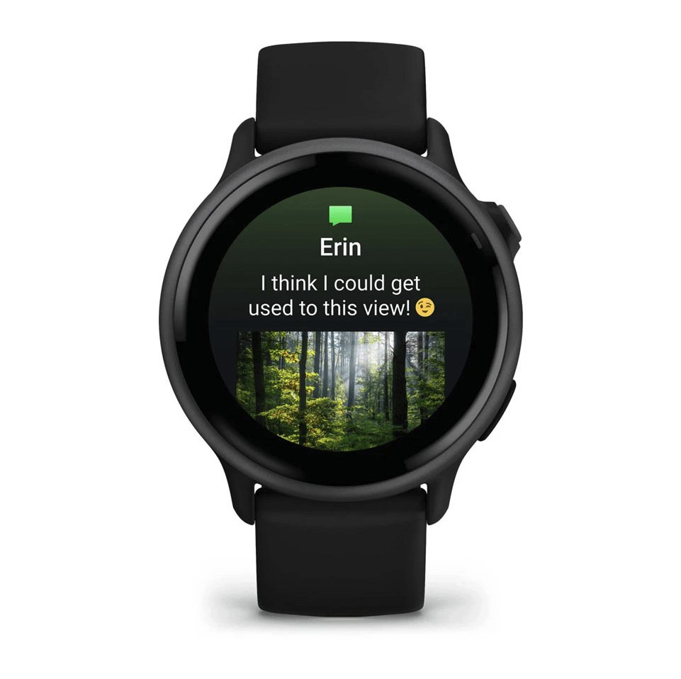 Фитнес часы Garmin Vivoactive 6 Black c силиконовым ремешком 010-02985-00