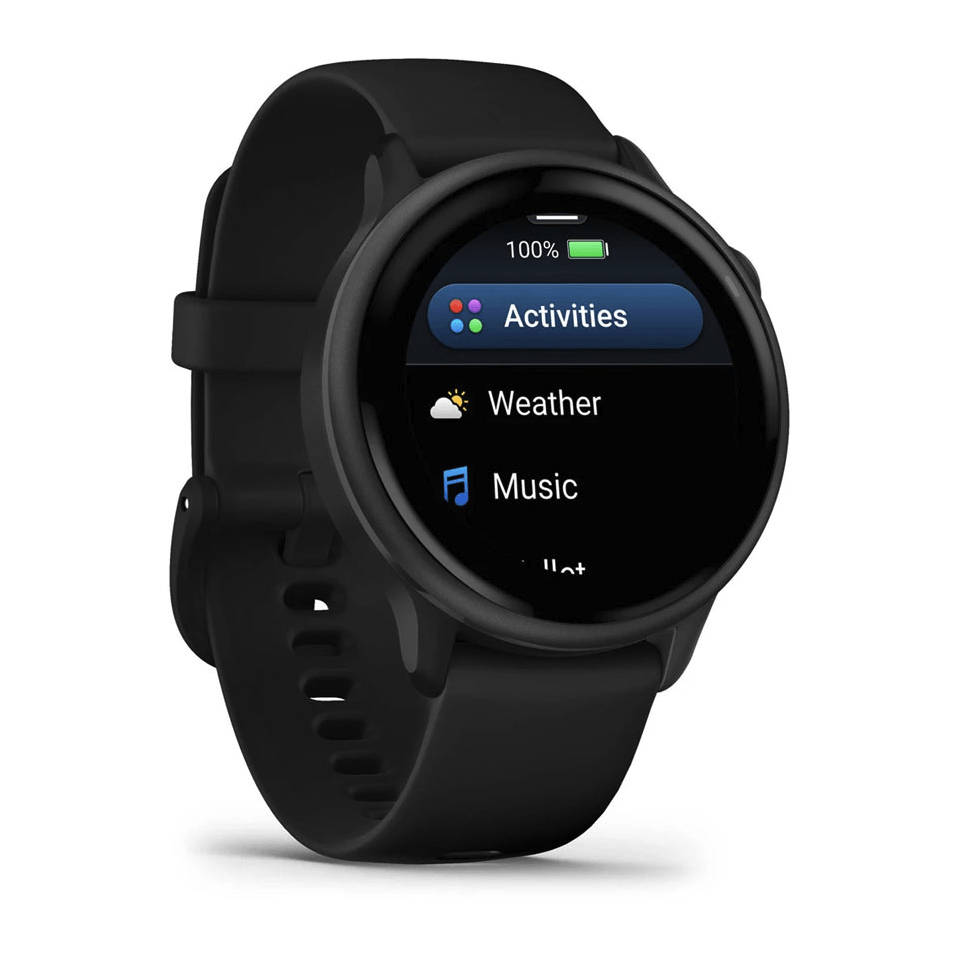 Фитнес часы Garmin Vivoactive 6 Black c силиконовым ремешком 010-02985-00
