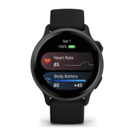 Фитнес часы Garmin Vivoactive 6 Black c силиконовым ремешком 010-02985-00