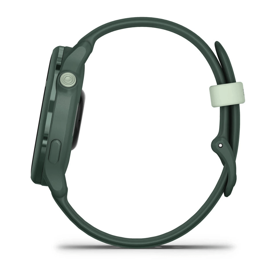 Фитнес часы Garmin Vivoactive 6 Metallic Jasper Green c силиконовым ремешком 010-02985-02