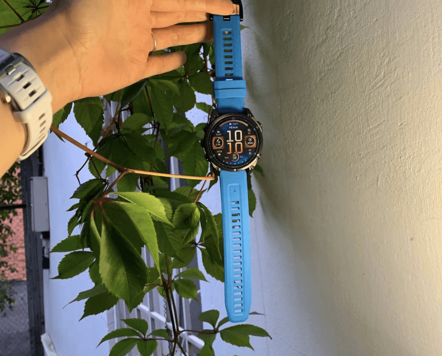 Ремешок Garmin QuickFit 22 мм силиконовый Cirrius Blue 010-13117-30 (без коробки)