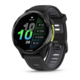 Часы Garmin Forerunner 970 Black/Yellow DLC Titanium с черным силиконовым ремешком 010-02969-10