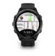 Часы Garmin Forerunner 970 Black/Yellow DLC Titanium с черным силиконовым ремешком 010-02969-10