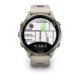 Часы Garmin Forerunner 970 Soft Gold French Grey Titanium с серым силиконовым ремешком 010-02969-12