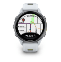 Часы Garmin Forerunner 970 Whitestone/ Yellow Titanium с белым силиконовым ремешком 010-02969-11