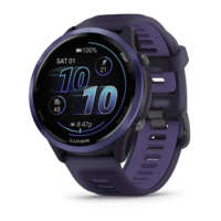 Часы Garmin Forerunner 570 47мм Indigo Aluminum с фиолетовым силиконовым ремешком 010-02971-02