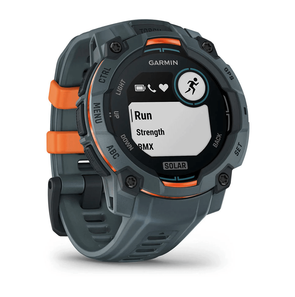 Часы-навигатор Garmin Instinct 3 Solar 45мм Twilight серый с серым силиконовым ремешком 010-02934-01