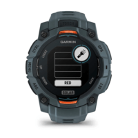 Часы-навигатор Garmin Instinct 3 Solar 45мм Twilight серый с серым силиконовым ремешком 010-02934-01