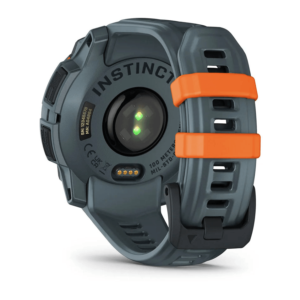 Часы-навигатор Garmin Instinct 3 Solar 45мм Twilight серый с серым силиконовым ремешком 010-02934-01