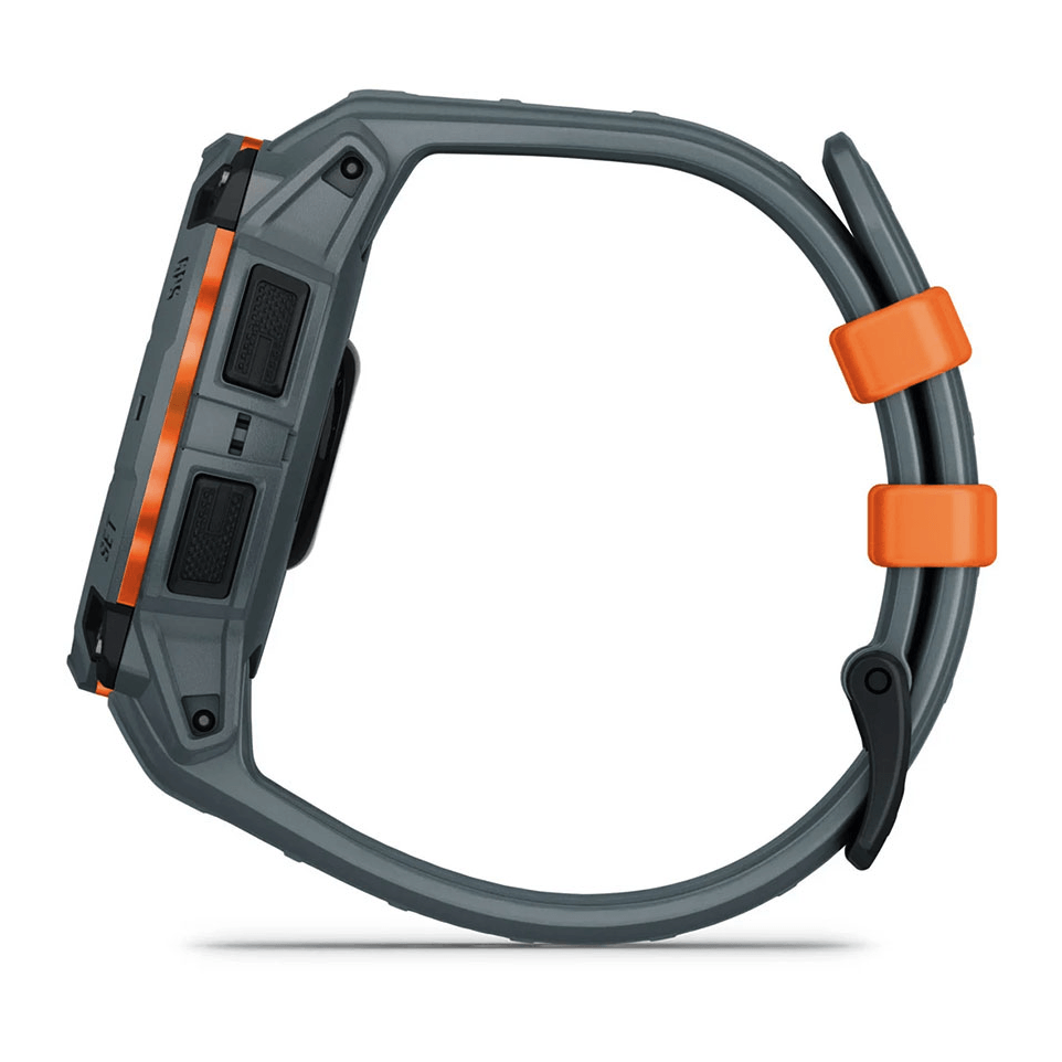 Часы-навигатор Garmin Instinct 3 Solar 45мм Twilight серый с серым силиконовым ремешком 010-02934-01