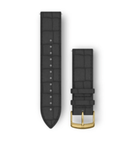 Ремешок для Garmin кожаный Quick Release 20 мм Black Alligator 010-12691-0C
