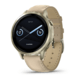 Спортивные часы Garmin Venu 4 41мм Lunar Gold с кожаным ремешком 010-03013-03