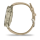 Спортивные часы Garmin Venu 4 41мм Lunar Gold с кожаным ремешком 010-03013-03