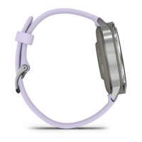 Спортивные часы Garmin Venu 4 41мм Silver Periwinkle с силиконовым ремешком 010-03013-01